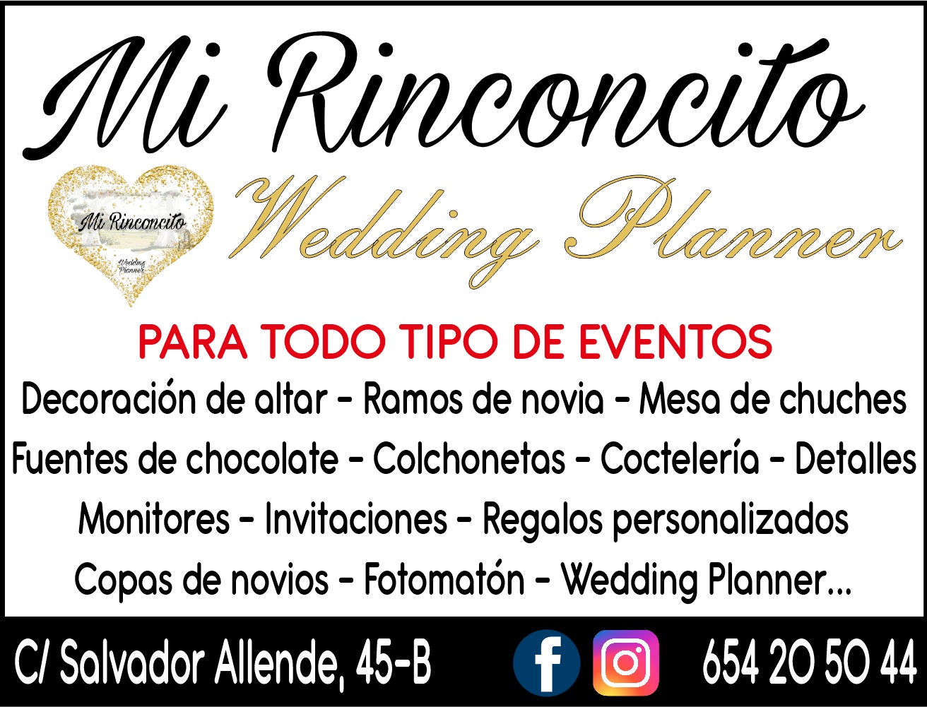 MI RINCONCITO WEDDING PLANNER